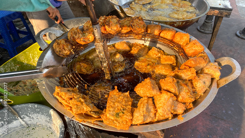 Canvastavla Deep fried snack called gorengan Fried tofu, tempeh fried in hot oil