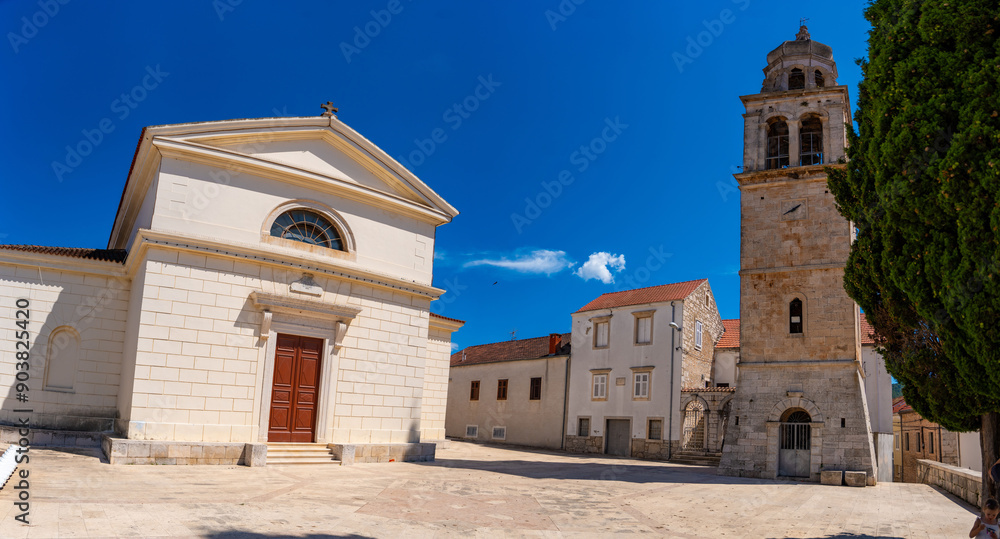 Saint Joseph church in Vela Luka, Korcula island, Croatia Saint Joseph church in Vela Luka, Korcula island, Croatia