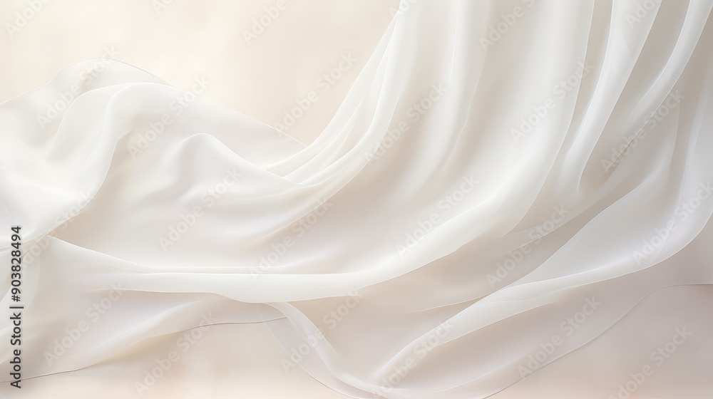 Obraz premium soft white cloth background