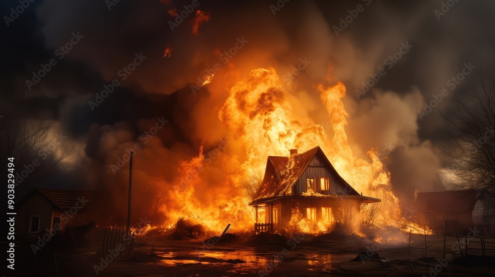 house home on fire house home on fire