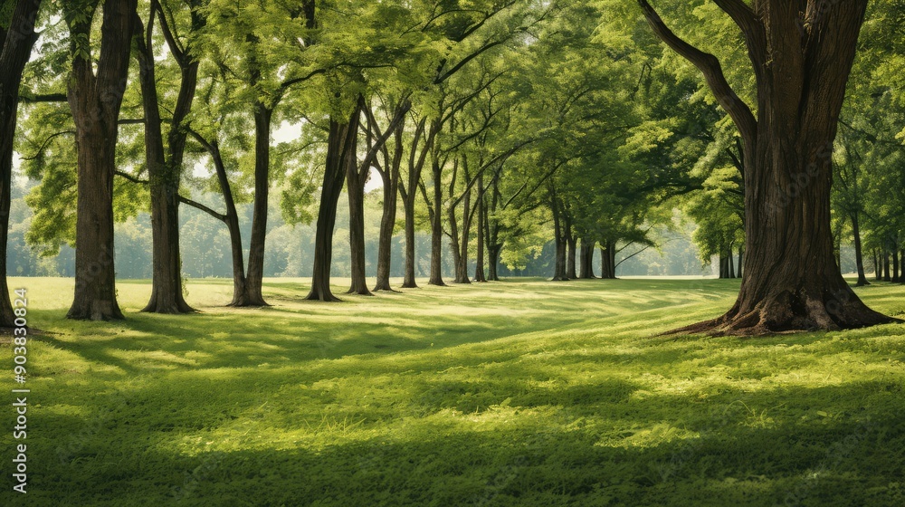 leaves field grass trees