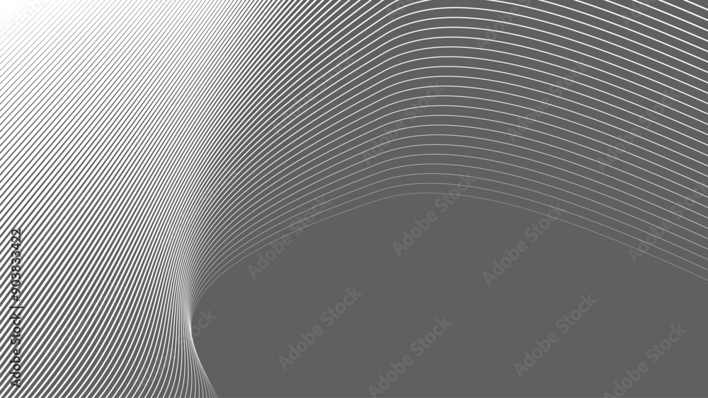 Grey abstract background with curve stripes line for backdrop or presentation Grey abstract background with curve stripes line for backdrop or presentation
