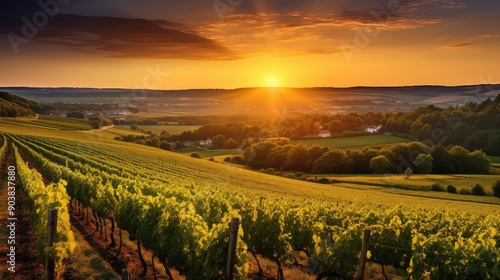 vineyard sancerre wine photo