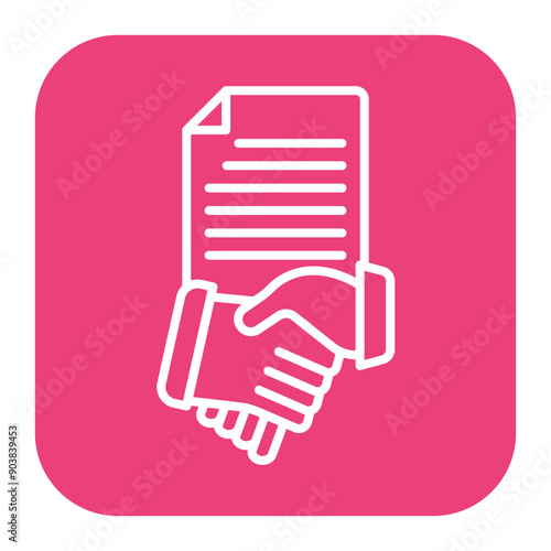 Smudged Contract Icon