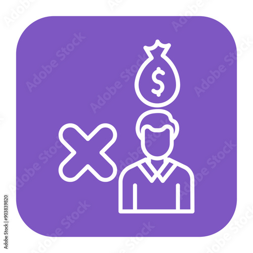 Corrupt Businessman Icon
