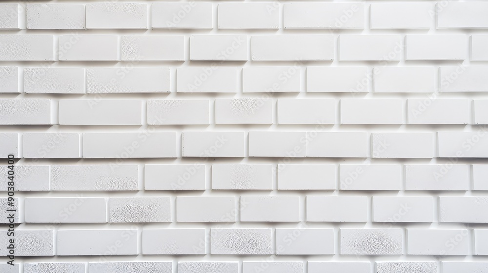 Naklejka premium closeup white brick texture