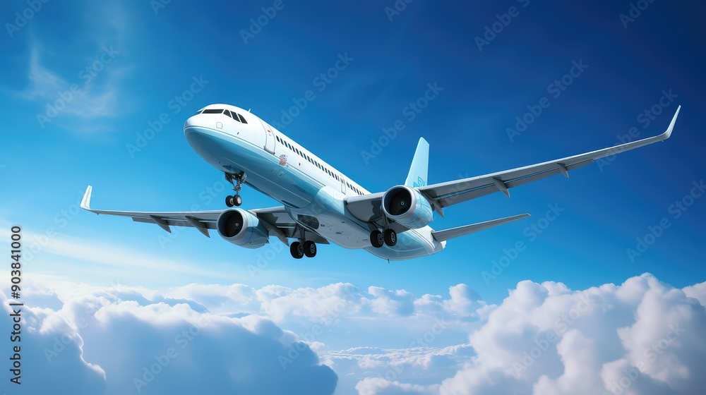 Obraz premium engines aviation technology