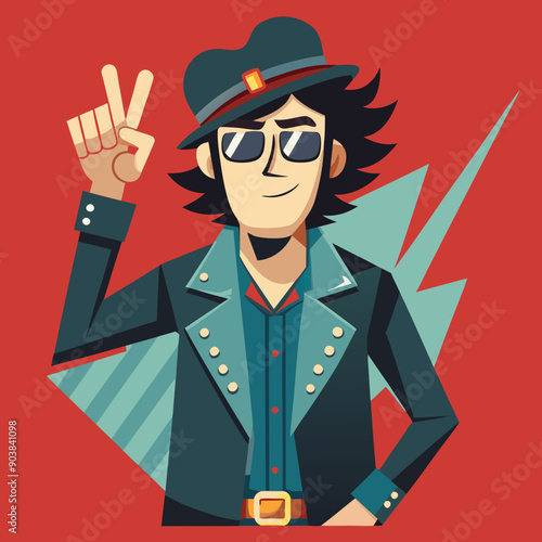 rock punk rock'n'roll musician art