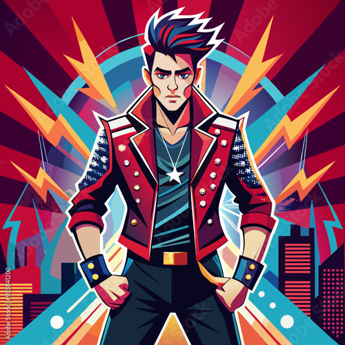 rock punk rock'n'roll musician art