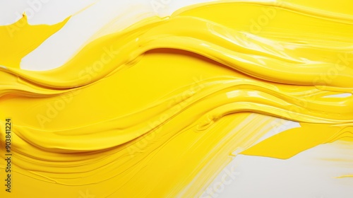 series yellow paint strokes