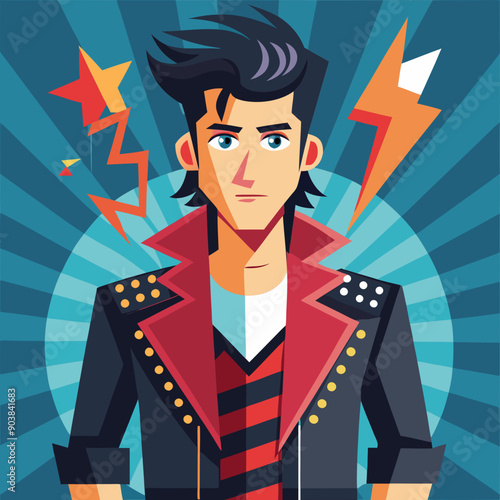 rock punk rock'n'roll musician art