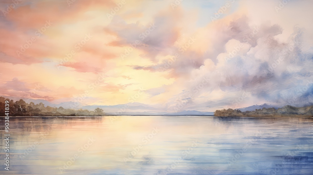 Naklejka premium painting water color texture