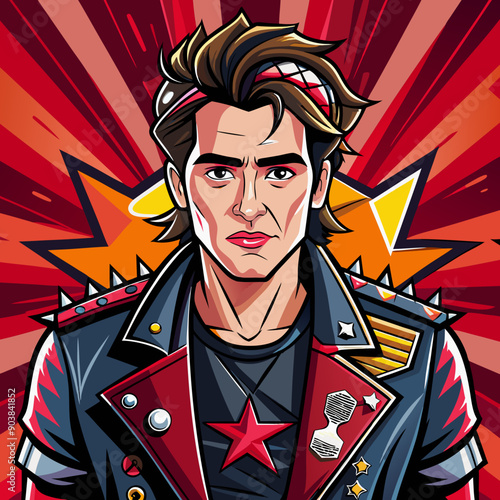 rock punk rock'n'roll musician art