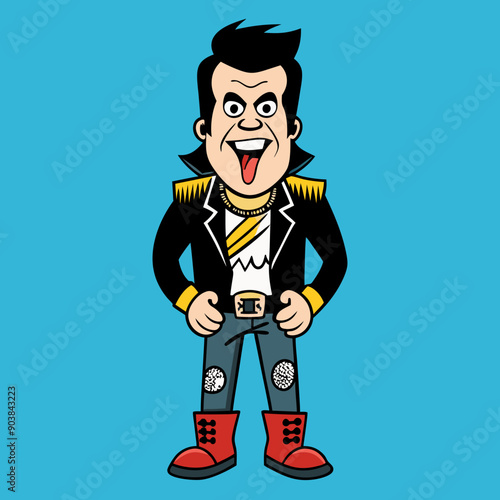 rock punk rock'n'roll musician art