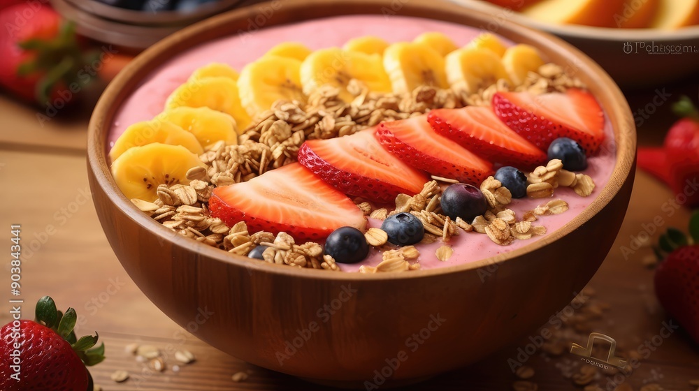 granola juice peach fruit granola juice peach fruit