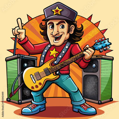 rock punk rock'n'roll musician art