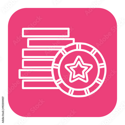 Poker Chips Icon