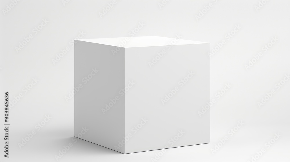 centered isolated white box centered isolated white box