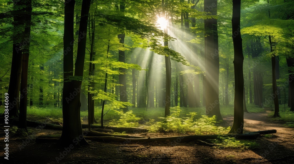 Obraz premium golden natural light