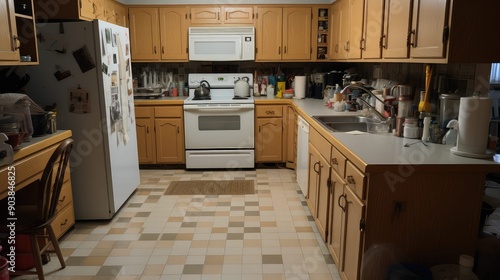 poorly tired kitchen