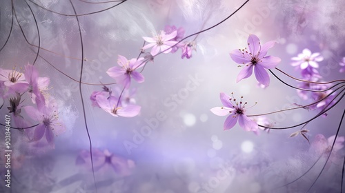 satin silver and purple background