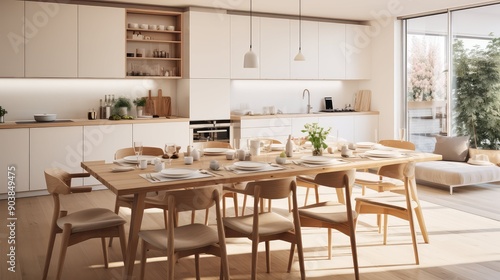 food wood kitchen table white modern kitchen