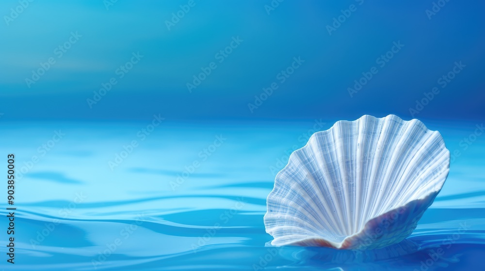seashell wave blue background seashell wave blue background