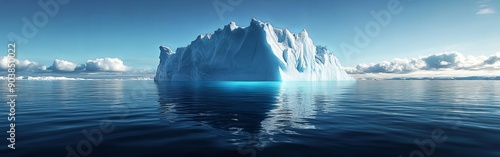 Wallpaper Mural Massive Iceberg Showing Hidden Dangers Underwater Torontodigital.ca