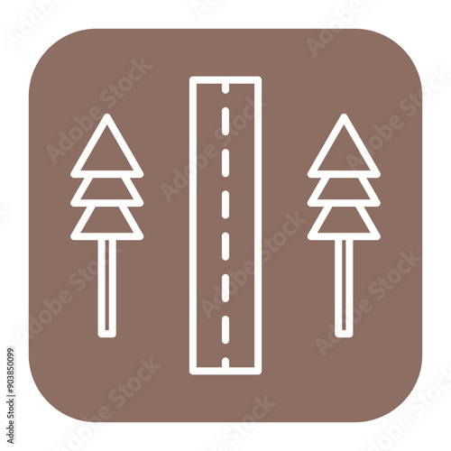 Unsealed Road Icon