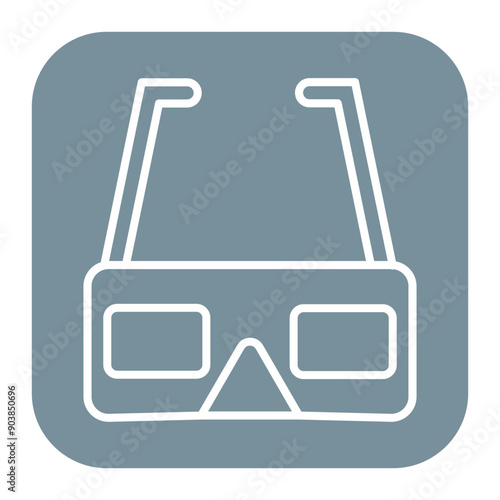 3d Glasses Icon