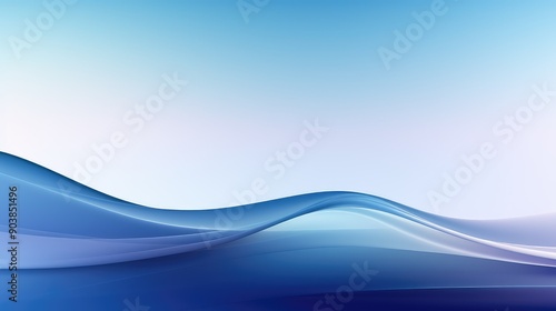 curve blue background swish