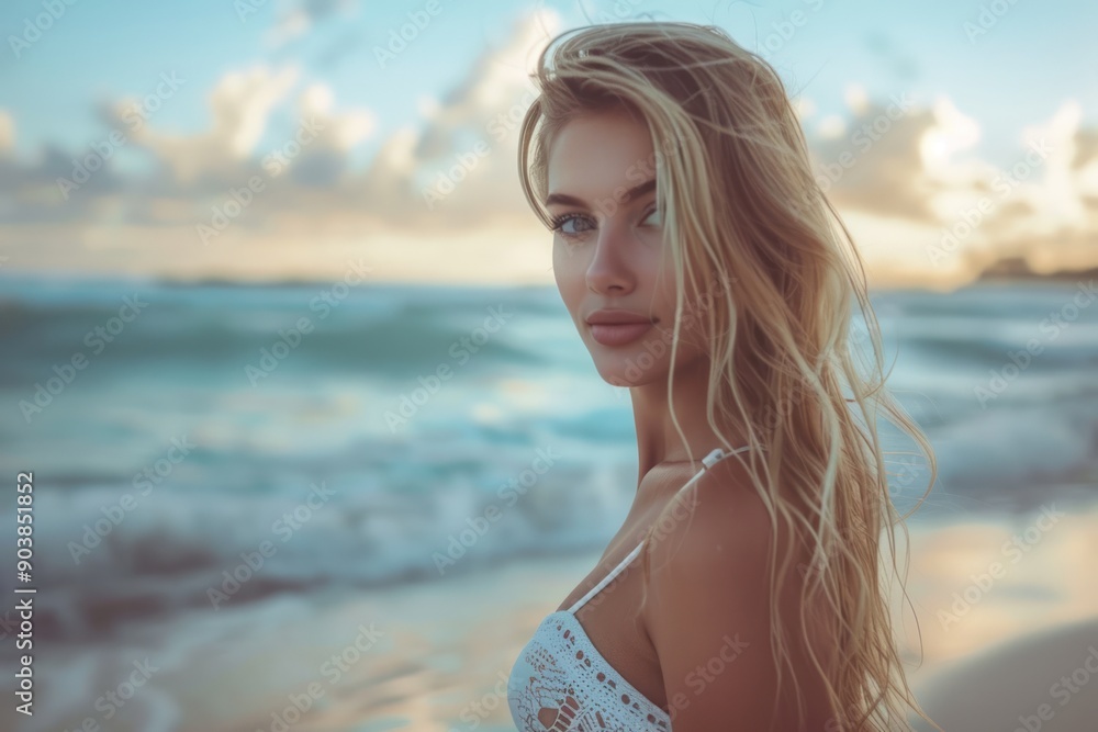 Sensual Photoshoot Captures Blond Woman's Beauty in Paradise Beach Sensual Photoshoot Captures Blond Woman's Beauty in Paradise Beach