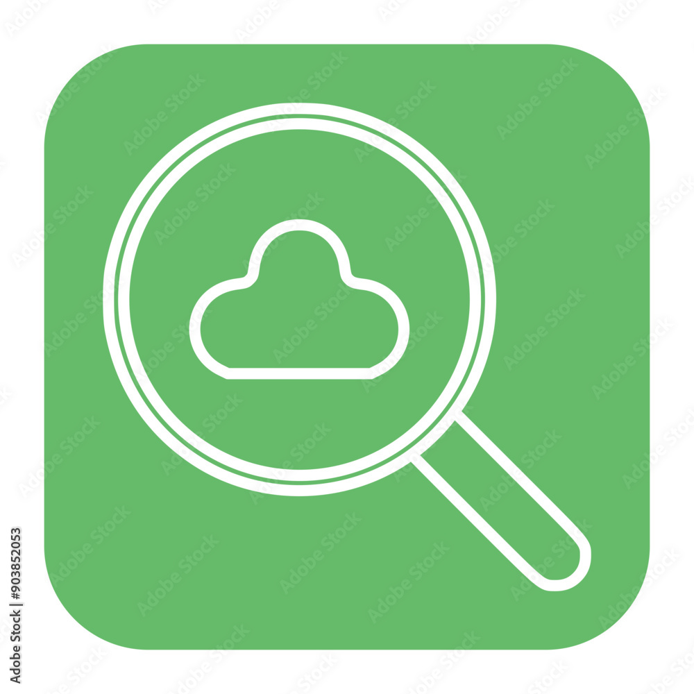 Cloud Search Icon Cloud Search Icon