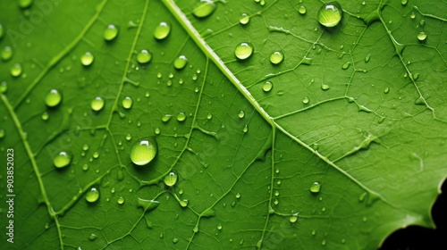 dew eco leaf photo