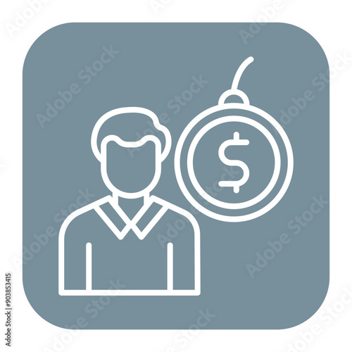 Money Debt Icon