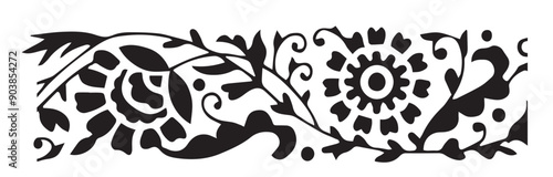 Design  Pattern for high fashion Embroidery handwork and machine work