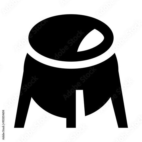 Yerba Mate Gourd Calabash Solid Icon