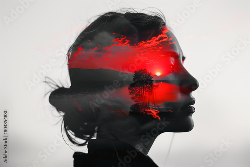 Bipolar Disorder Concept Illustration - Mental Health Connection