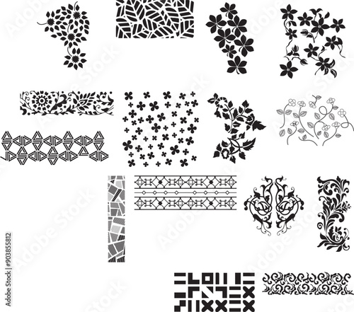 Design  Pattern for high fashion Embroidery handwork and machine work