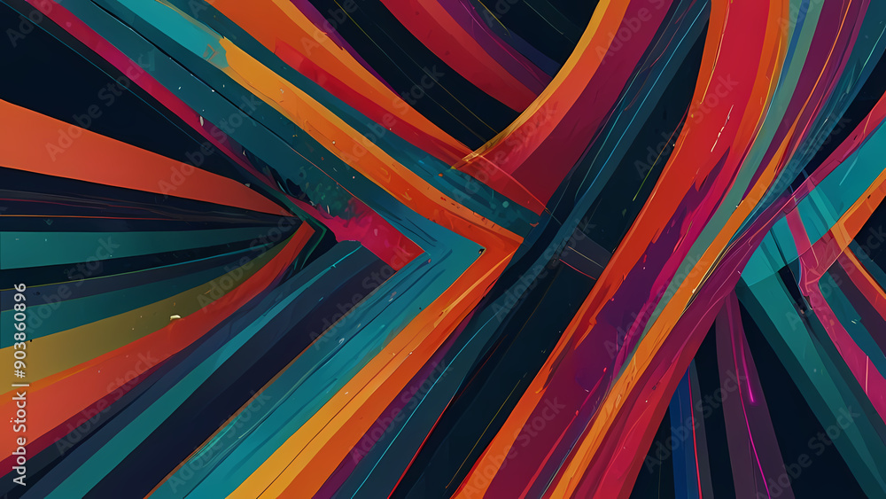 Dynamic Line Flow: Abstract background that captures the movement and fluidity of lines Dynamic Line Flow: Abstract background that captures the movement and fluidity of lines