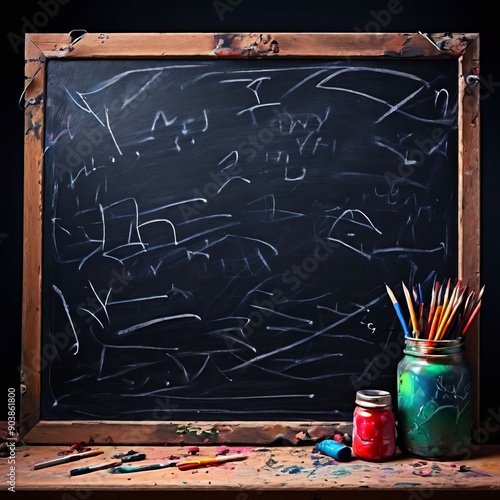 chalkboard paint a paint that turns any surface into a chalkboar photo