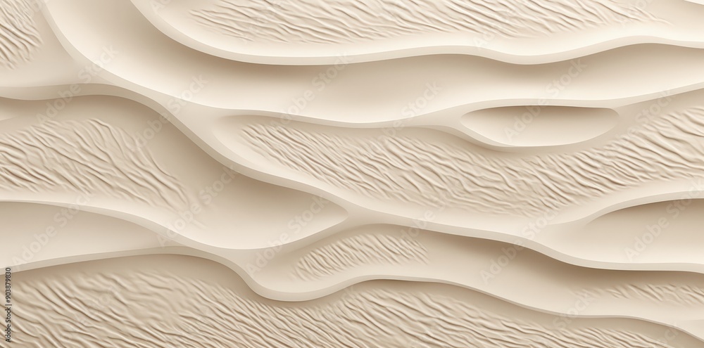 Obraz premium Abstract Wavy Sand Dunes