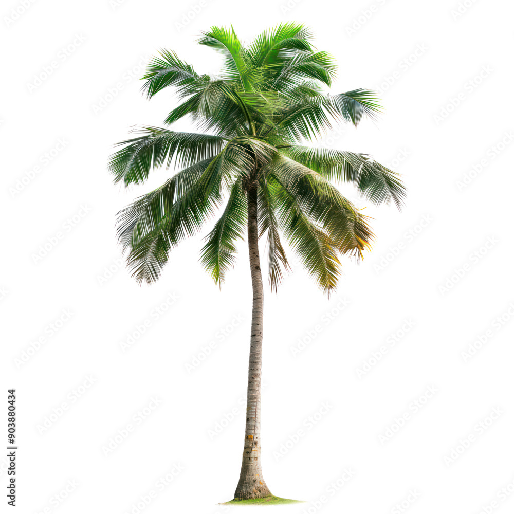Obraz premium coconut tree isolate on transparent background