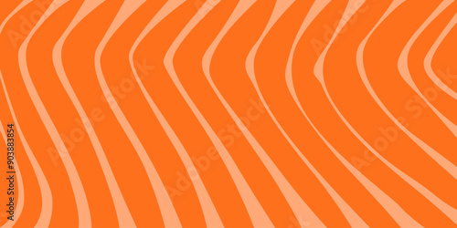 Salmon fillet texture, fish pattern. Vector background with stripes salmon