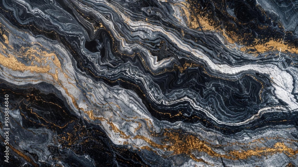 Abstract black, white, and gold marble texture background. Abstract black, white, and gold marble texture background.