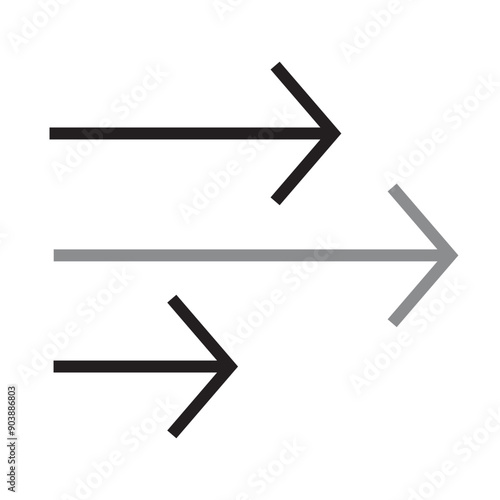 minimal line arrow