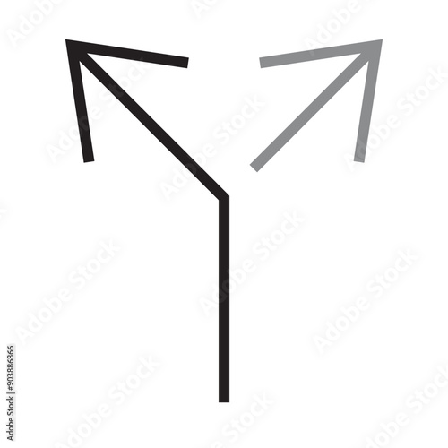 minimal line arrow