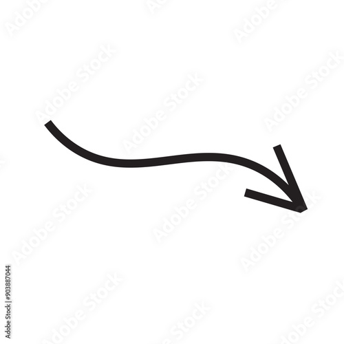 minimal line arrow