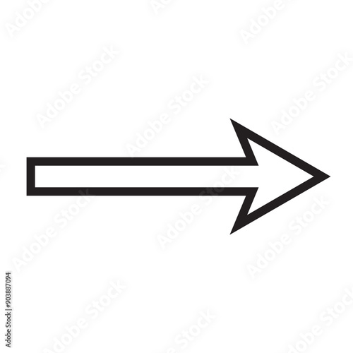 minimal line arrow