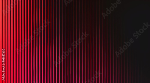 The abstract vertical lines formed in red and black create a modern and dynamic backdrop for various visuals